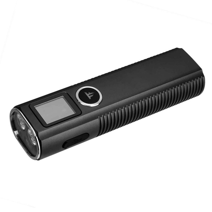 Мултифункционален фенер TrustFire Mini X7 с лазерна показалка и далекомер за измерване на разстояние, осветен LCD дисплей, 750 лумена