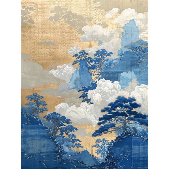 Tablou print pe canvas " PPF Asia 194A" 40x60 cm