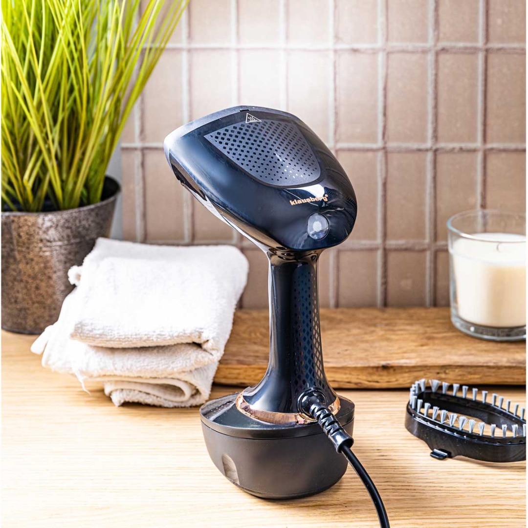Aparat calcare vertical Klausberg 1500W, 400ml, abur continuu, design compact