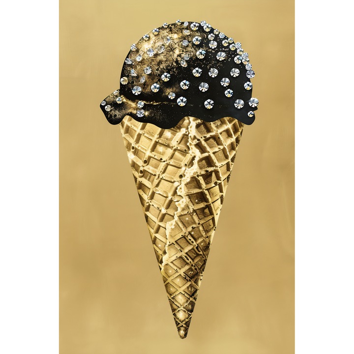 Tablou print pe canvas " PPF BGold 534A" 40x60 cm