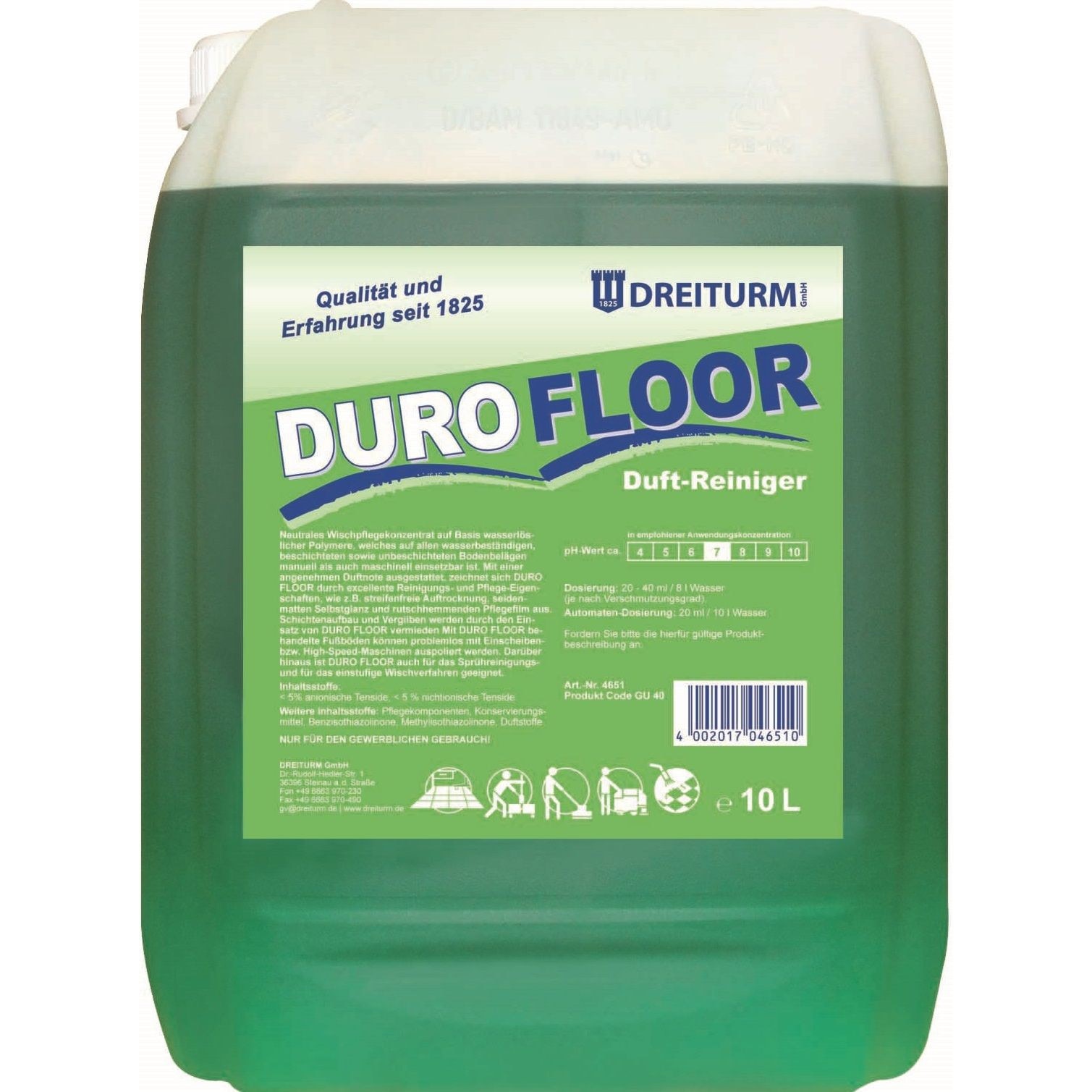 Detergent pardoseli universal- DURO FLOOR 10 l