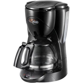 Cafetiera De'Longhi ICM2.1B, 1000W, 1.5L, 10 cesti, Sistem anti-picurare, Oprire automata, Negru Cafetiera De'Longhi ICM2.1B, 1000W, 1.5L, 10 cesti, Sistem anti-picurare, Oprire automata, Negru