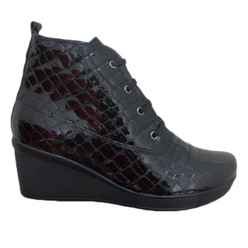 Ghete moderne cu siret reglabil,D&J Exclusive, Negru Ghete moderne cu siret reglabil,D&J Exclusive, Negru