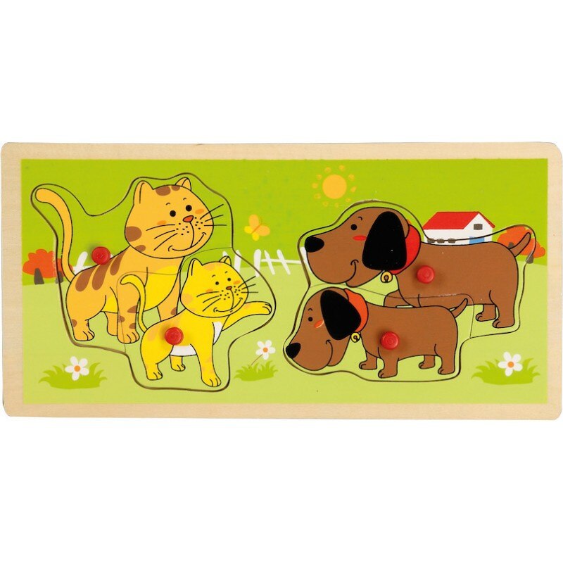 Puzzle catei si pisici - eMAG.ro