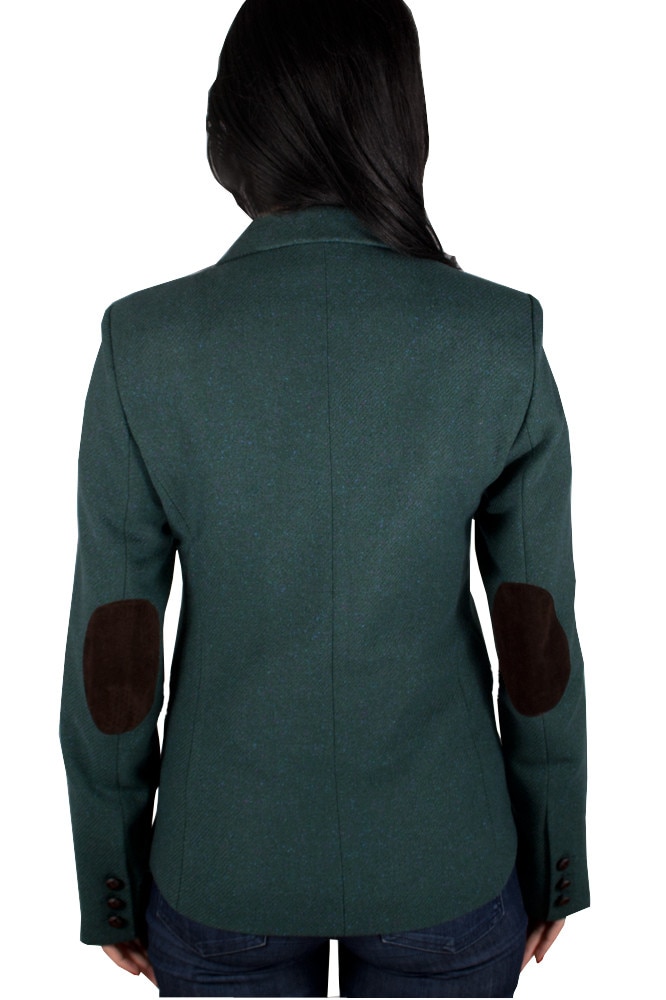 desk format grass Sacou femei, lana, La Redoute, jacheta dama cu cotiere contrast, sacou dama,  jacheta femei, verde, 36 - eMAG.ro