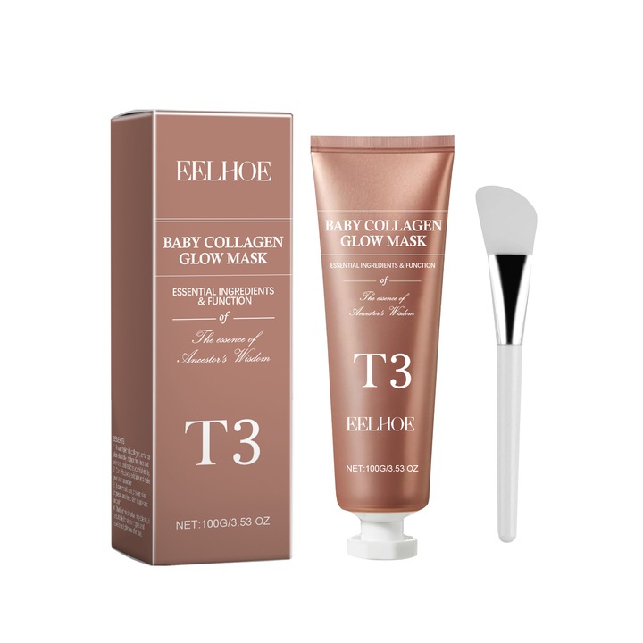 Masca de peeling cu colagen, 15-20 minute, imbunatateste calitatea pielii, reduce punctele negre, 100ml