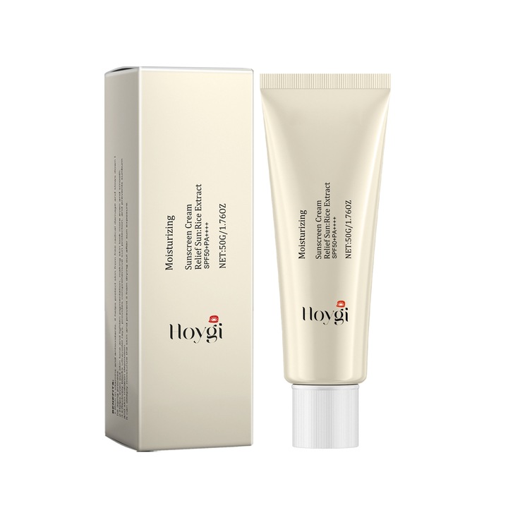 Crema hidratanta de fata, Hoygi, protectie UV, cu extract de castravete, 50 g