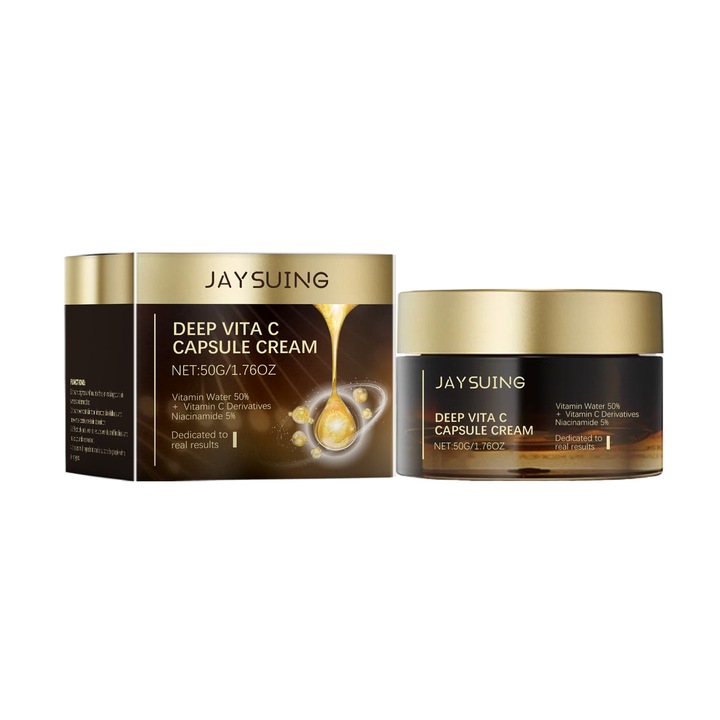 Crema hidratanta faciala Jaysuing, vitamina C, ingrijire delicata, uniformizare ten, 50g