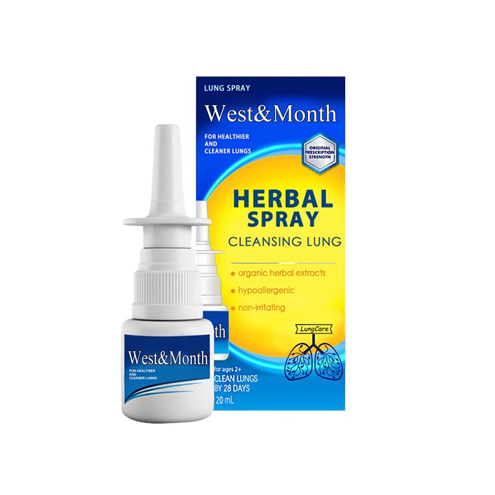 Spray nazal din plante organice, 3 bucati, extract de hamamelis, extract de nasturtiu, pentru congestie nazala, iritatii nazale