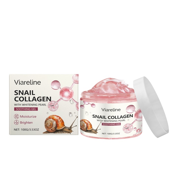 Крем за лице, с колаген от секрет на охлюв, Viareline, 50 мл