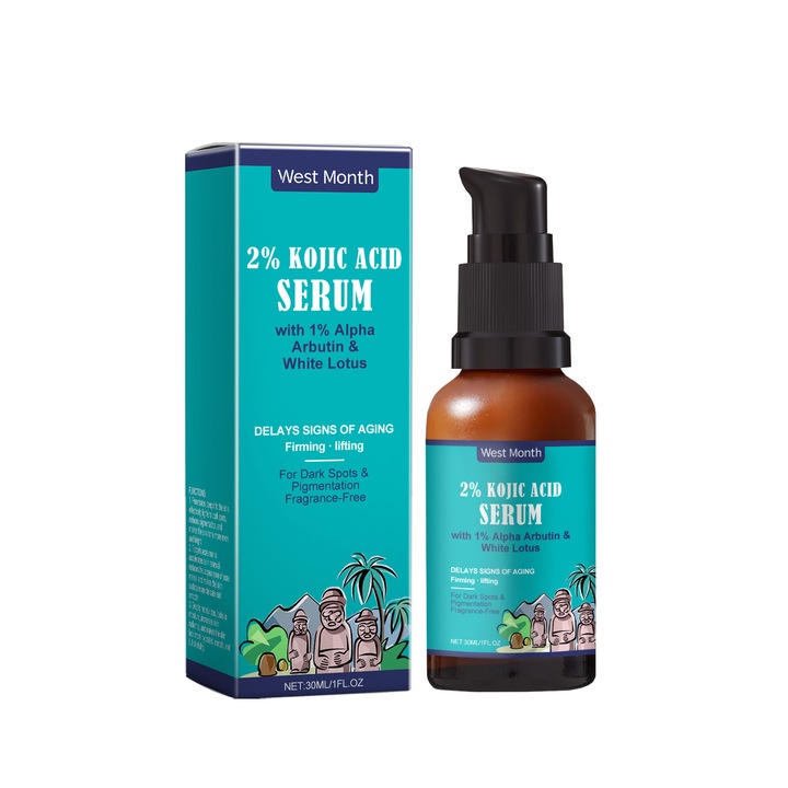 Серум за лице с коджикова киселина, деликатна хидратация, 30 мл