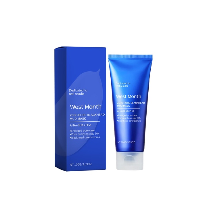 Masca de fata pentru eliminarea punctelor negre, West&Month, cu vitamina E si acid salicilic, 100ml