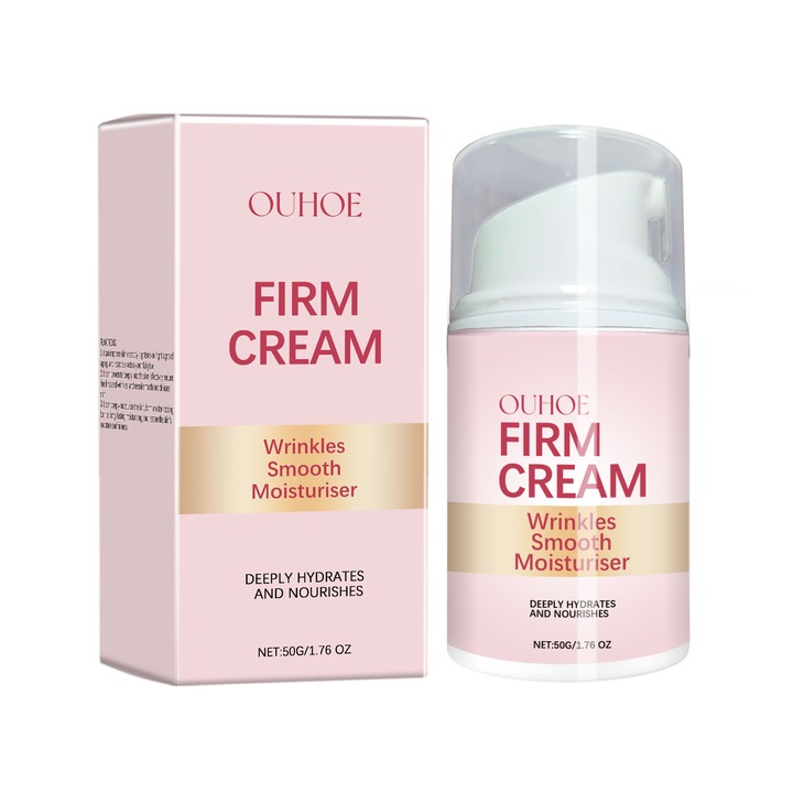 OUHOE hidratáló arckrém, niacinamiddal és hialuronsavval, 50g