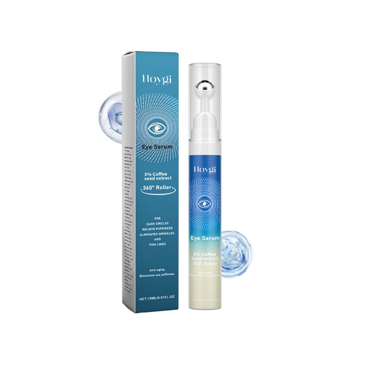 Крем за очи Hoygi, екстракт от кафе, американски женшен, хиалуронова киселина, 15 мл