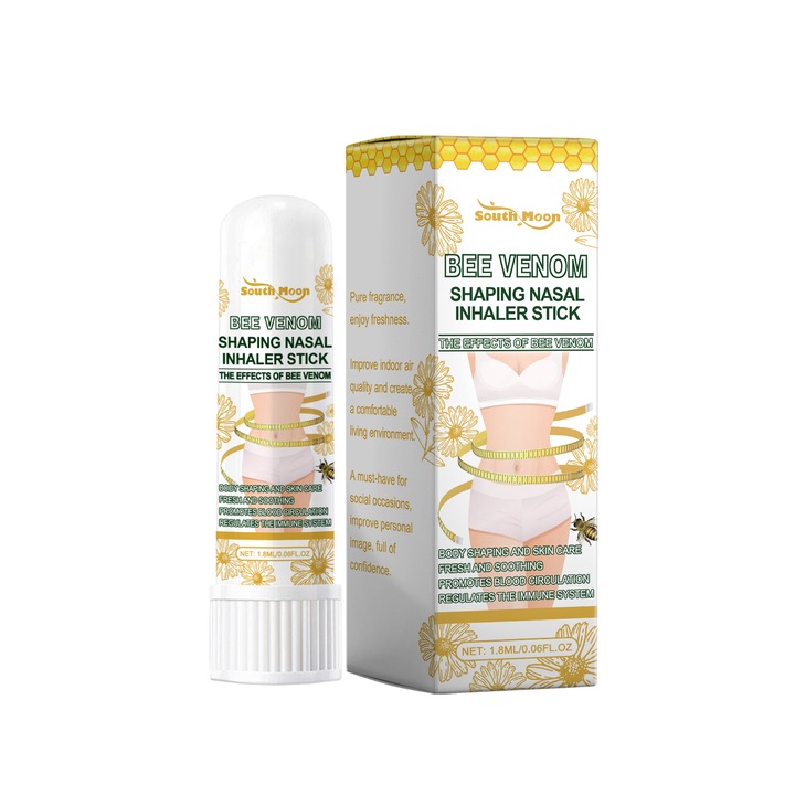 Baton de inhalare South Moon, extract de menta si ghimbir, 30ml