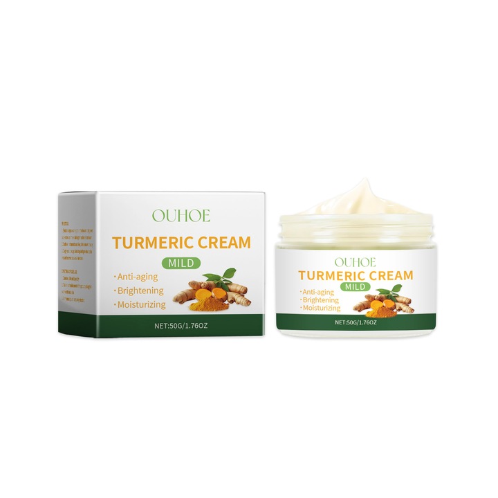 OUHOE kurkumás arckrém, hidratáló és bőrjavító, 50ml