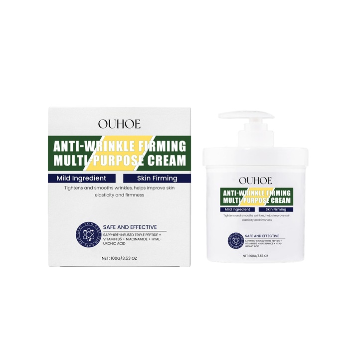 OUHOE ránctalanító arckrém niacinamiddal és hialuronsavval, 50ml