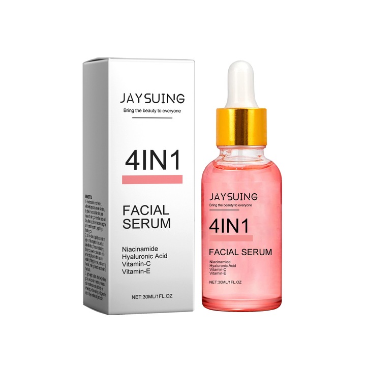 Serum 4-in-1 Nicotinamida, Tratamente si seruri pentru ten, cu vitamina C si E, 30ml