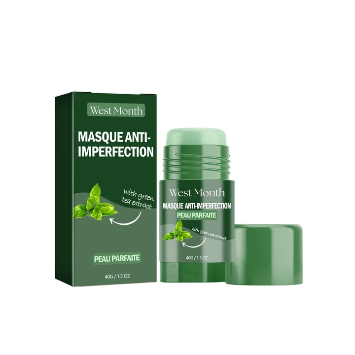 Masca pentru ten, West&Month, Anti-Imperfectiuni, control sebum, 15 minute, 40g