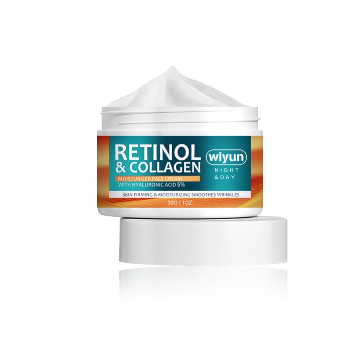 Hidratáló krém retinollal, WIYUN, finom ráncok csökkentése