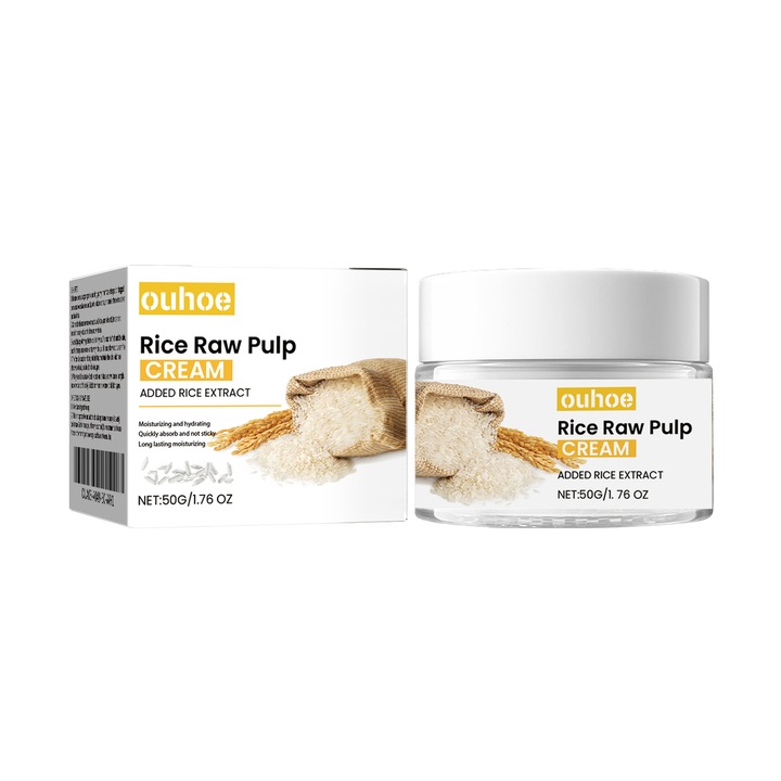 Crema de fata reparatoare, Ouhoe, extract de orez, hidratare, 50ml