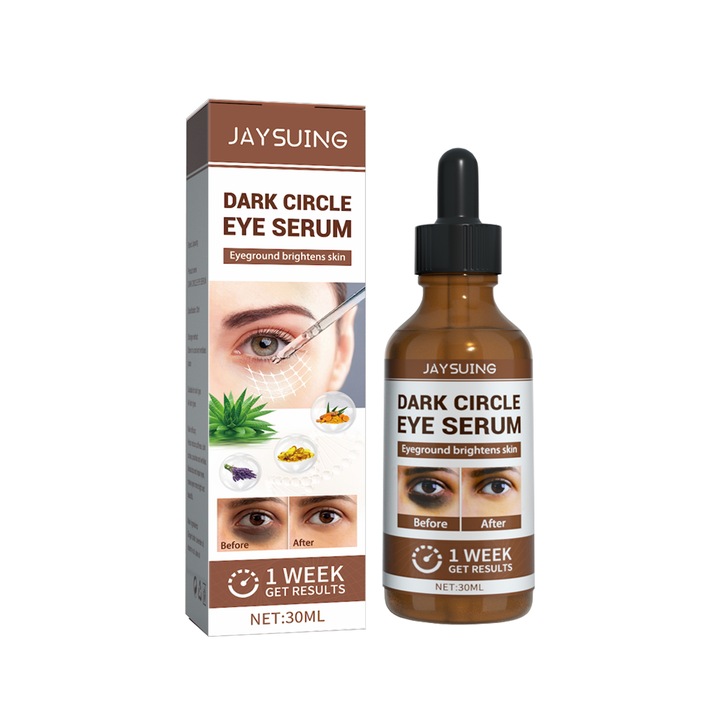 Serum pentru cercuri intunecate, reparare zona ochilor, ulei de turmeric, ulei de lavanda, 15ml