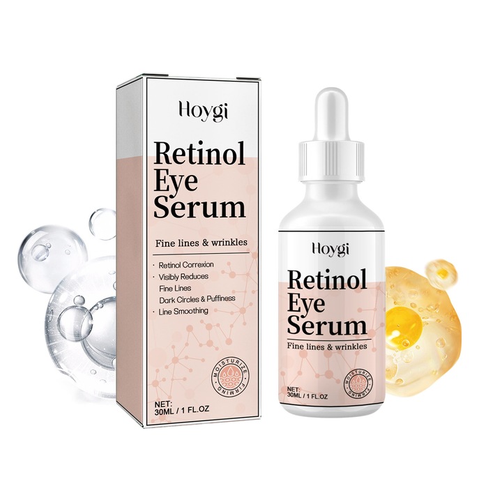 Ser pentru ochi cu retinol, 30ml, efect anti-imbatranire, imbunatateste cearcanele