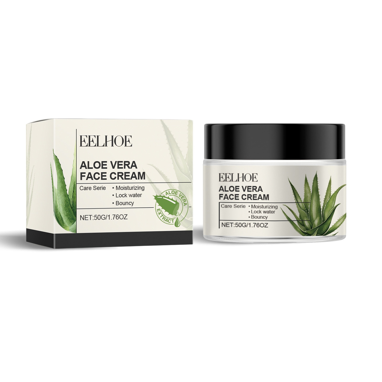 Crema de fata Aloe Vera EELHOE, hidratare profunda, 50ml - eMAG.ro