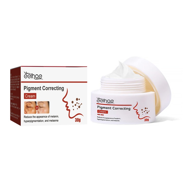 Крем за лице за коригиране на пигментация EELHOE, хидратиращ и изсветляващ, 50 мл