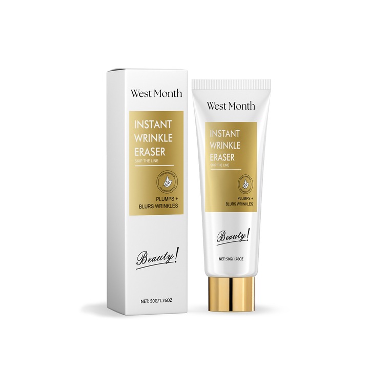 Arcfiatalító krém, West&Month, ránctalanító hatású, 50ml