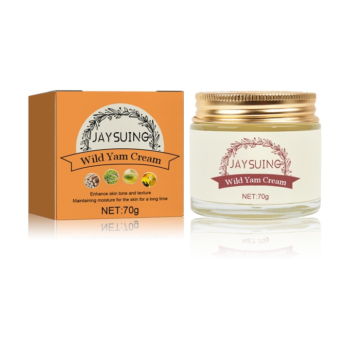 Crema de fata Jaysuing, imbunatateste tonul pielii, hidrateaza, alba, 50ml