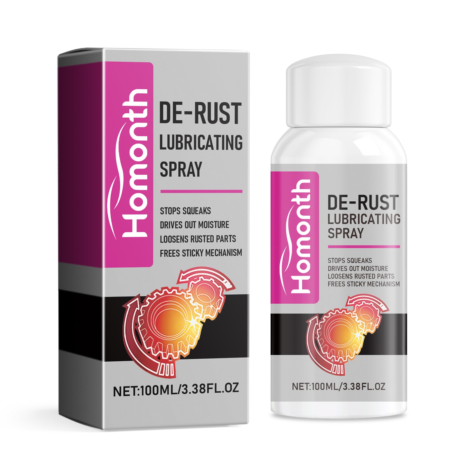 Spray metal anti-rugina, Homonth multi-functional, lubrifiant, 400ml ...