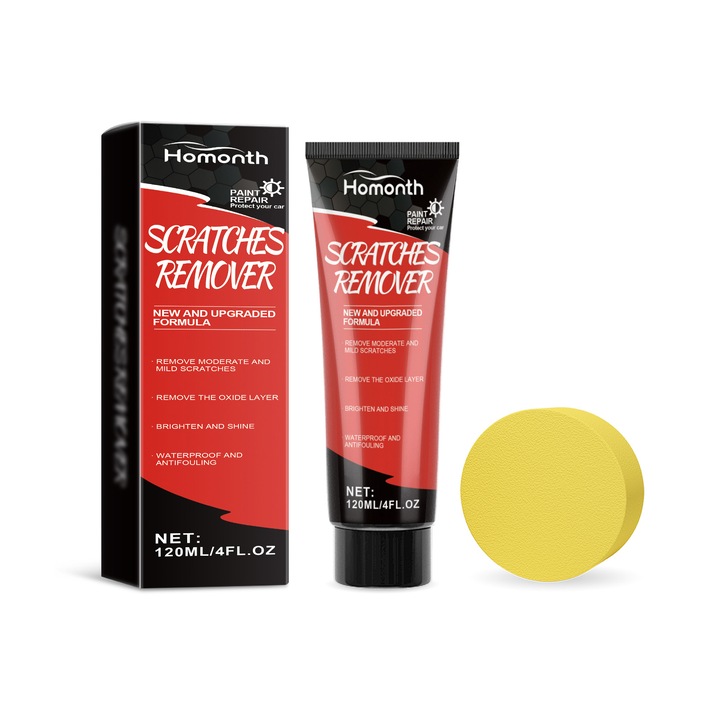 Восък за ремонт на драскотини по кола, 2 броя, Възстановяване на гланц на боя, Homonth