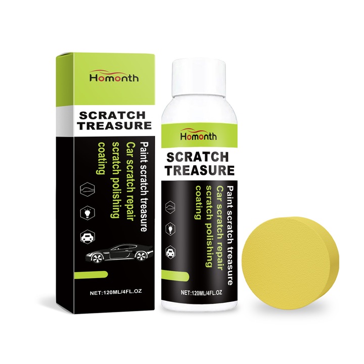 Pasta de reparare zgarieturi auto, Homonth, 200ml, compatibilitate larga, non-toxic