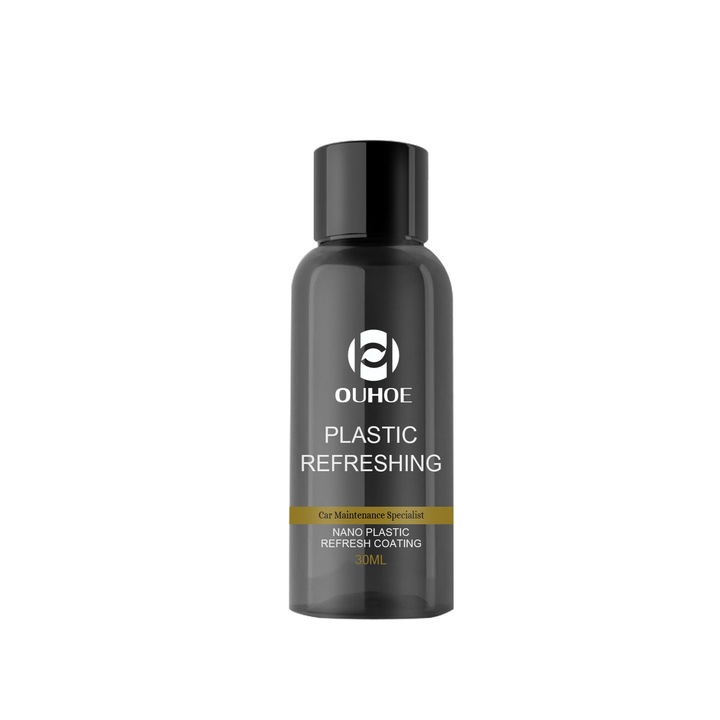 Solutie curatare auto, Nano Plastic Refresh Coating, curatare interior, eliminare praf, 30 ml