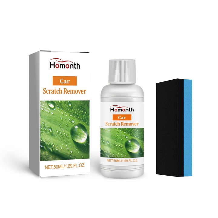 Крем за драскотини по автомобил Homonth, за драскотини по автомобилна боя, драскотини от автомобилна вакса, полиране на боя, паста за ремонт на драскотини 2 бр.