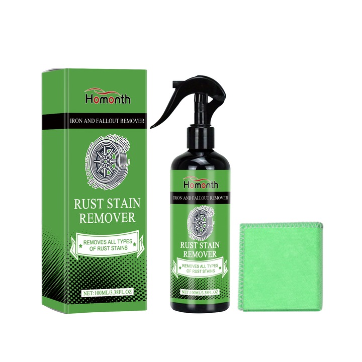 Spray de curatare pentru roti, Homonth, 3 bucati, indepartare rugina, intretinere