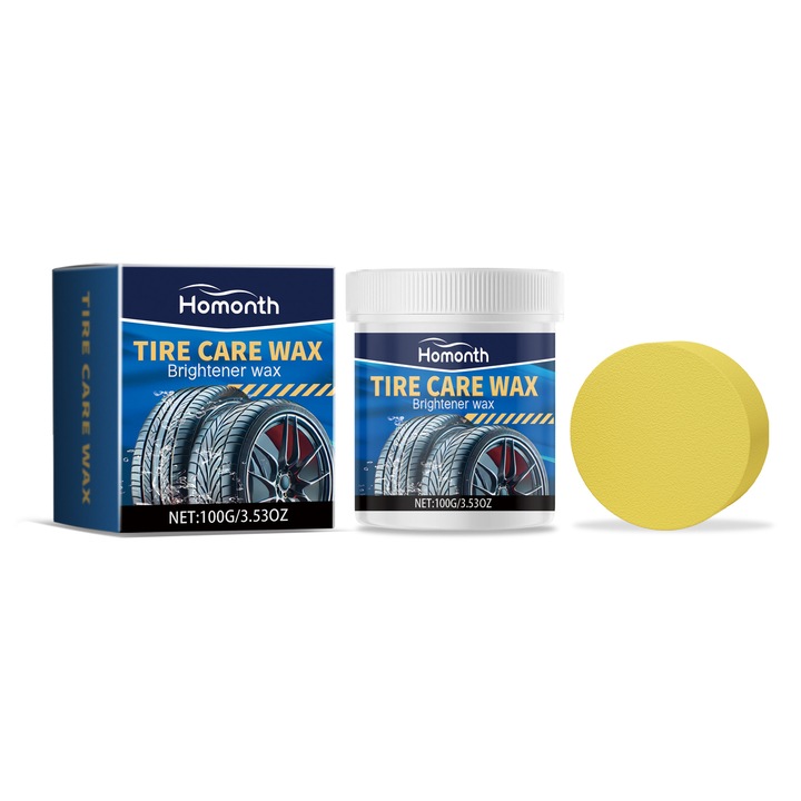 Crema de ingrijire pentru anvelope auto, Homonth, 3 bucati, decontaminare