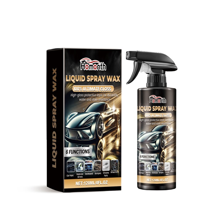 Spray protectie auto Homonth, 2 bucati, mentinere vopsea, luciu sporit