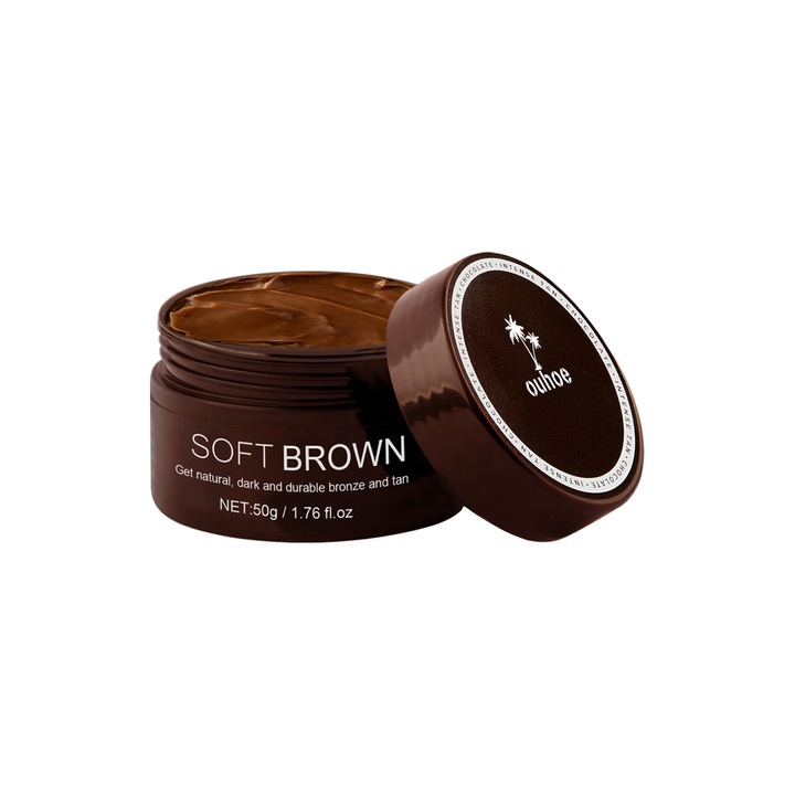 Crema autobronzanta pentru corp, Soft Brown, hidratare, ton inchis
