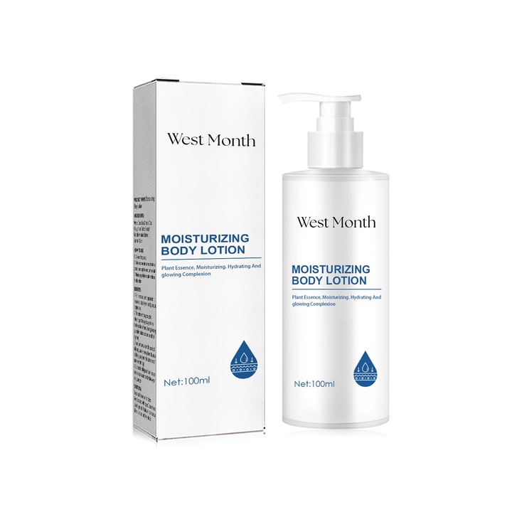 Hidratáló és ragyogást adó testápoló, West&Month, 250ml