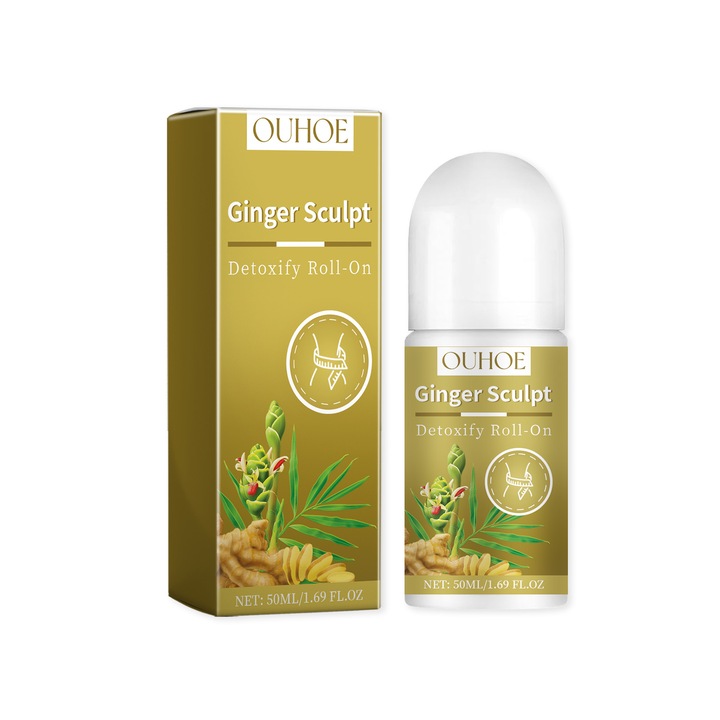 Roll-On Detoxifiant Sculpt OUHOE, pentru masaj corporal, hidratare