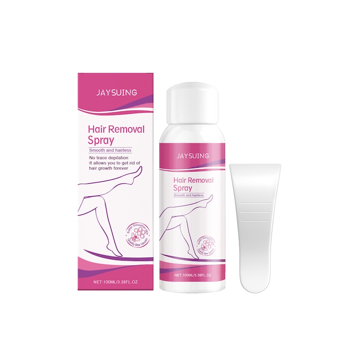 Spray depilare cu venin de albine, curatare delicata, piele neteda, pentru axile si brate