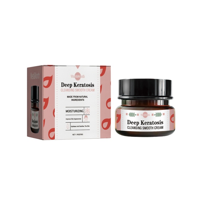 Arckrém, West&Month, tisztító és kisimító krém, hialuronsavat, bazsarózsa kivonatot, citromkivonatot tartalmaz, 100ml