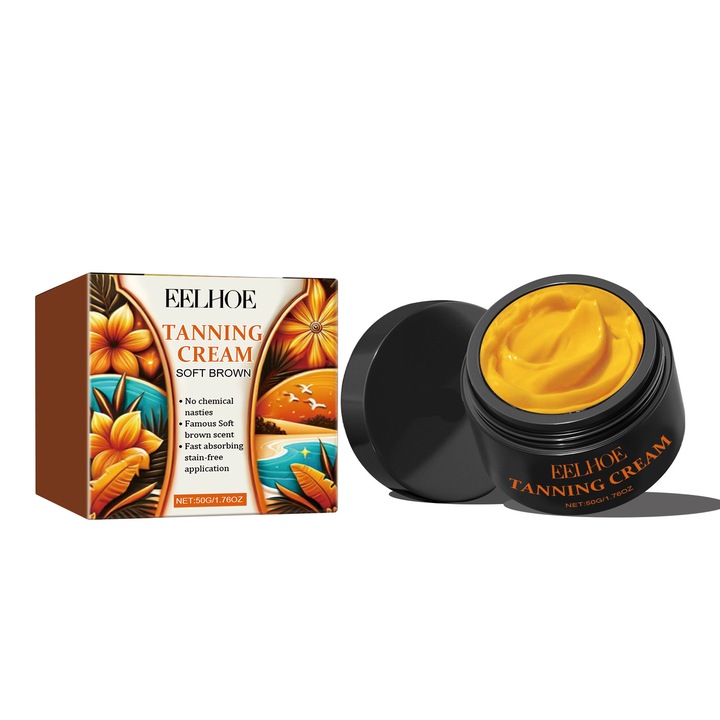 Крем за автобронзант EELHOE, хидратиращ, изравняващ тен, 200 мл