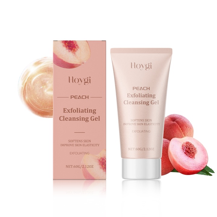 Szalicilsavas hámlasztó gél, Hoygi őszibarack, gyengéd tisztító, 100ml