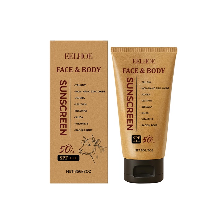 EELHOE faggyúvédő krém, 2 darab, könnyed textúra, UV-védelem, bőrápolás