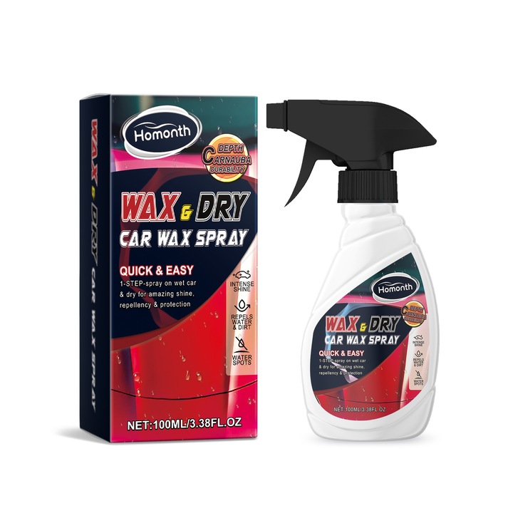 Спрей за грижа за автомобил, Homonth, тефлон и карнаубски восък, UV защита