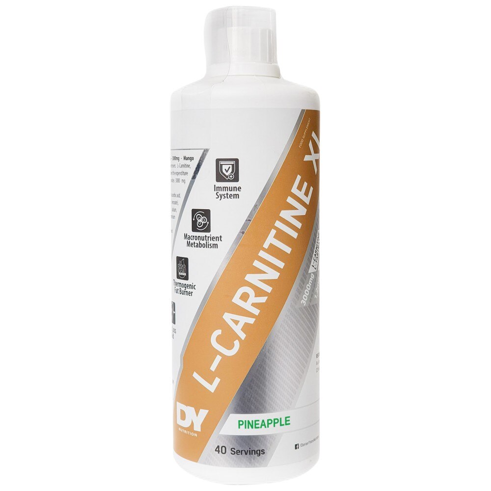 L-carnitina lichida xl Dorian Yates Nutrition 3000 mg Pineapple 1000 ml