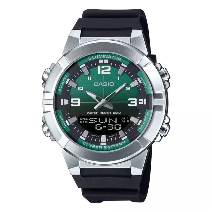 Мъжки часовник Casio, Collection AMW AMW-870A-3AVDF, Смесен